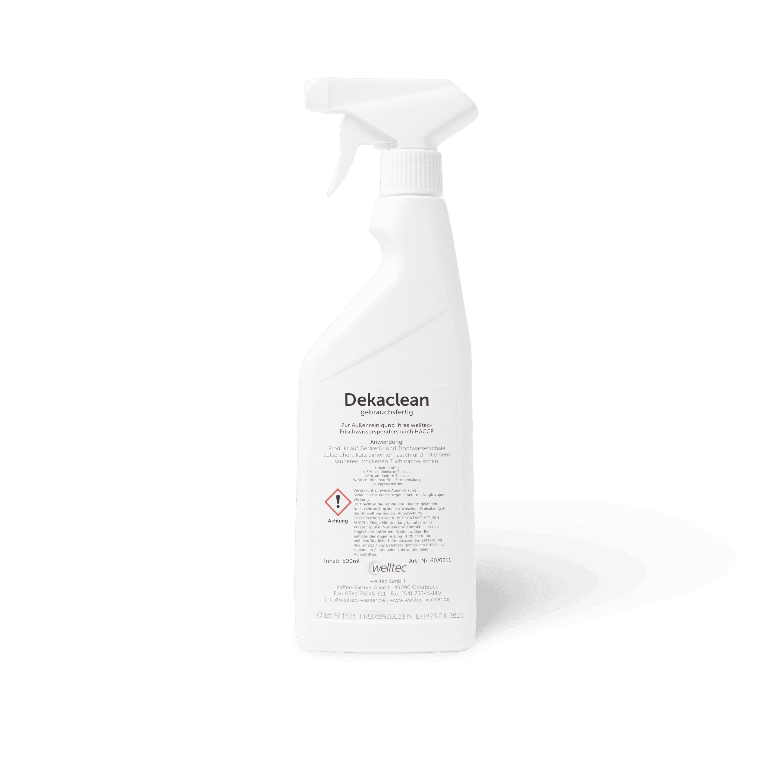welltec Dekaclean Reinigungsmittel