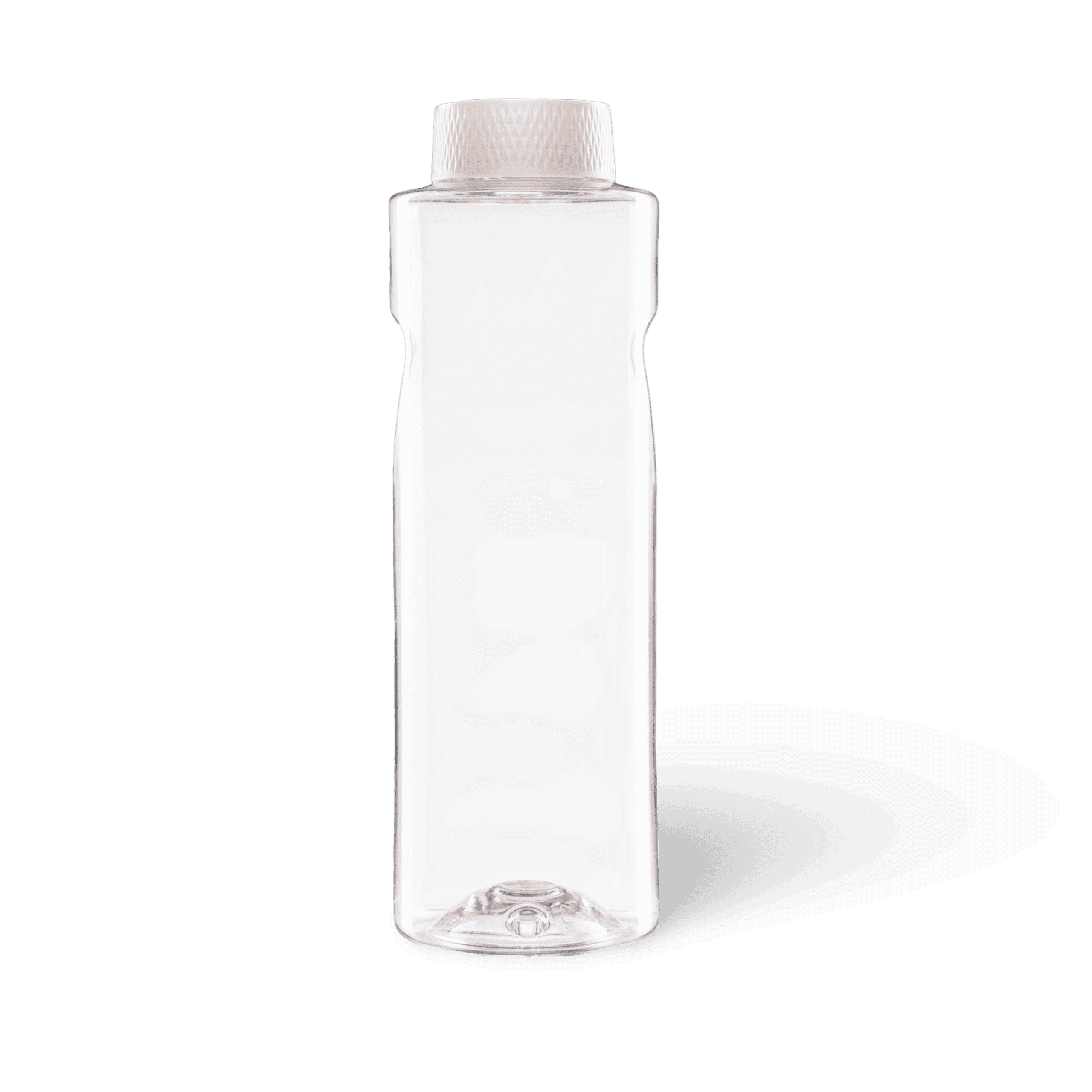 welltec Tritan Trinkflasche Premium mit Deckel Creme
