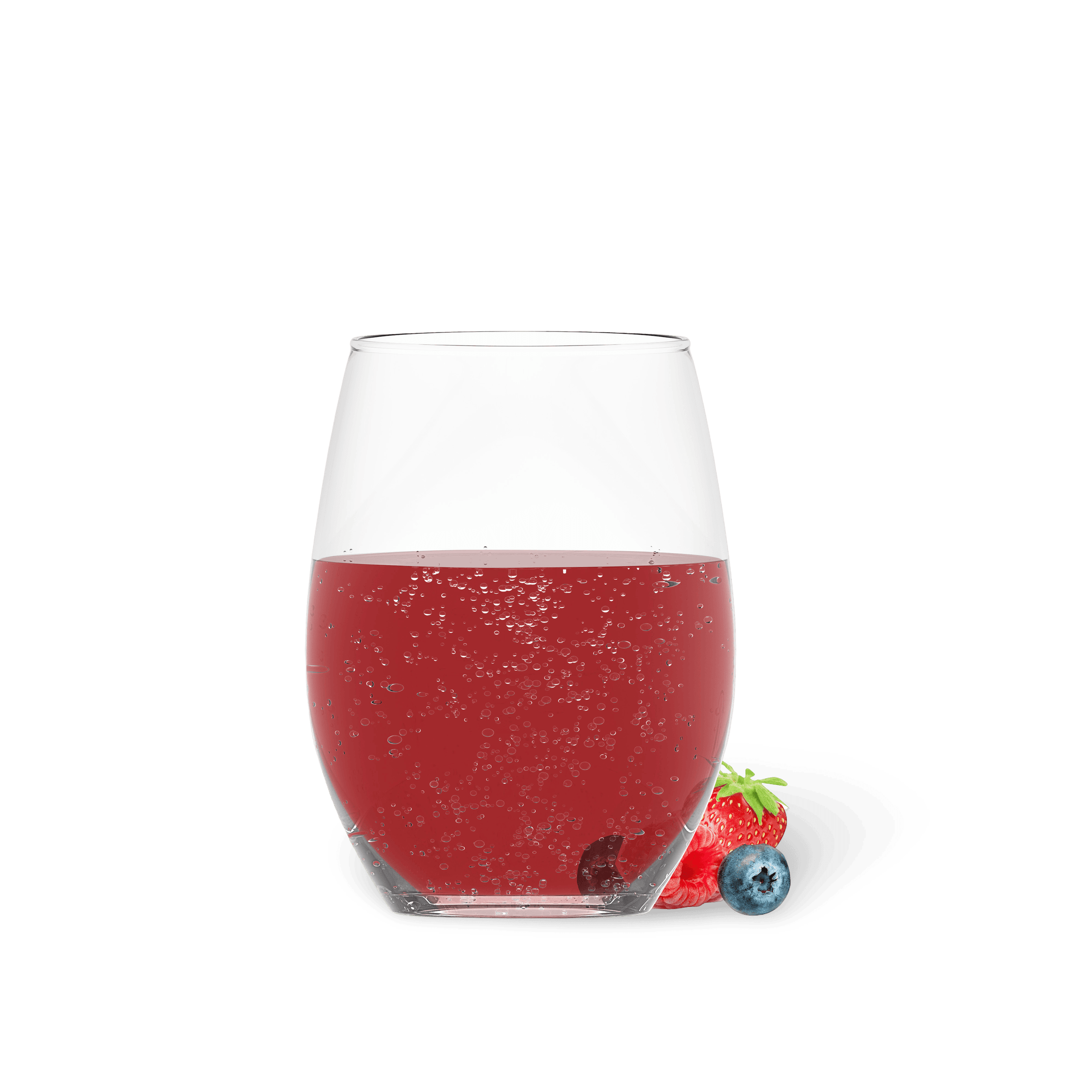 Beeren Getraenk im Glas