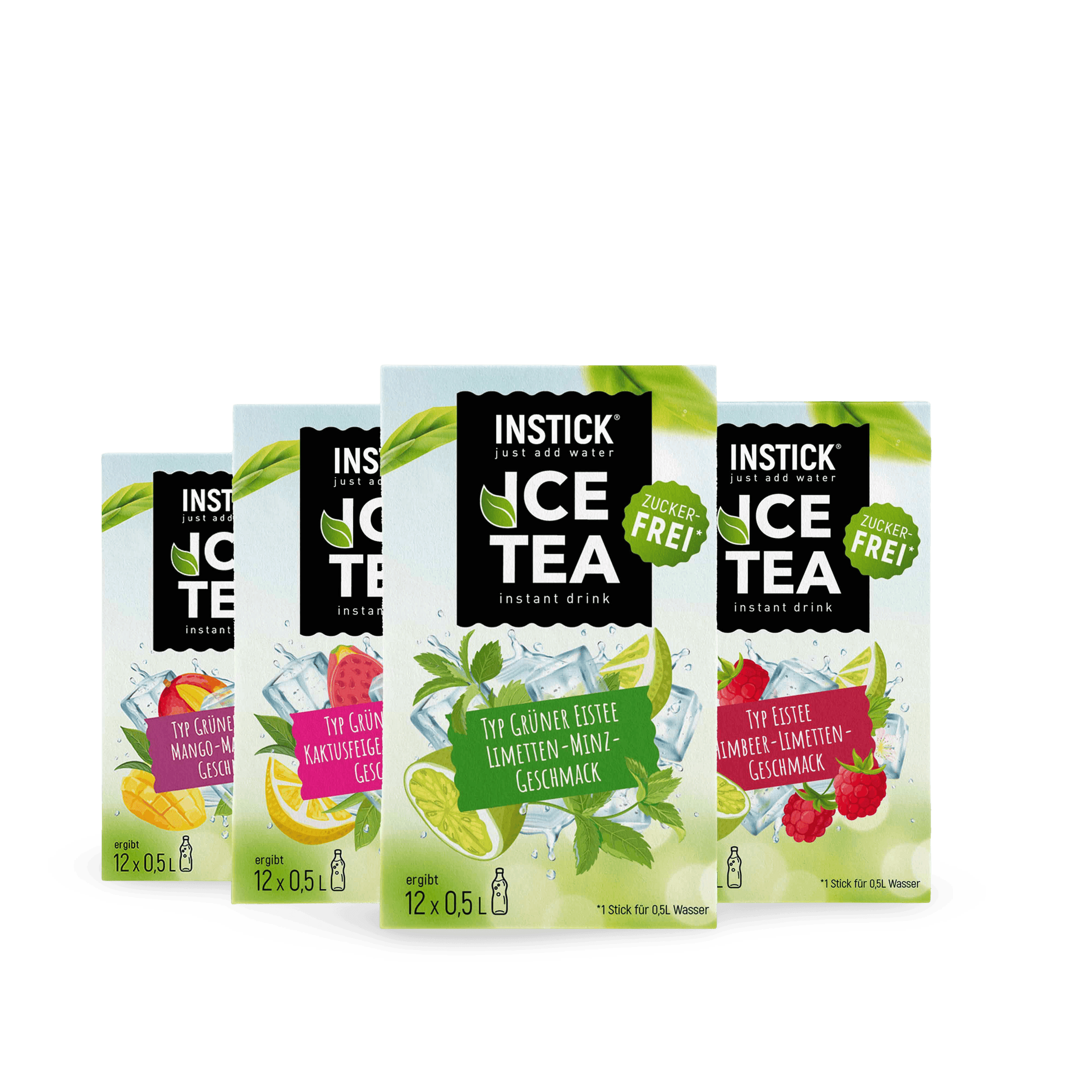INSTICK Ice Tea Sortenmix Getraenkepulver