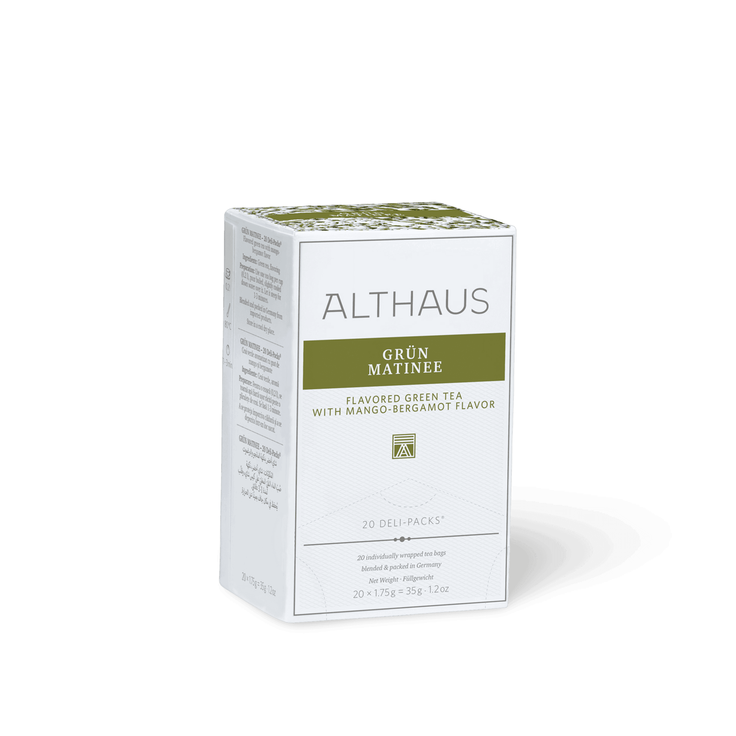 Althaus Tee Grün Matinee 20 Deli Packs