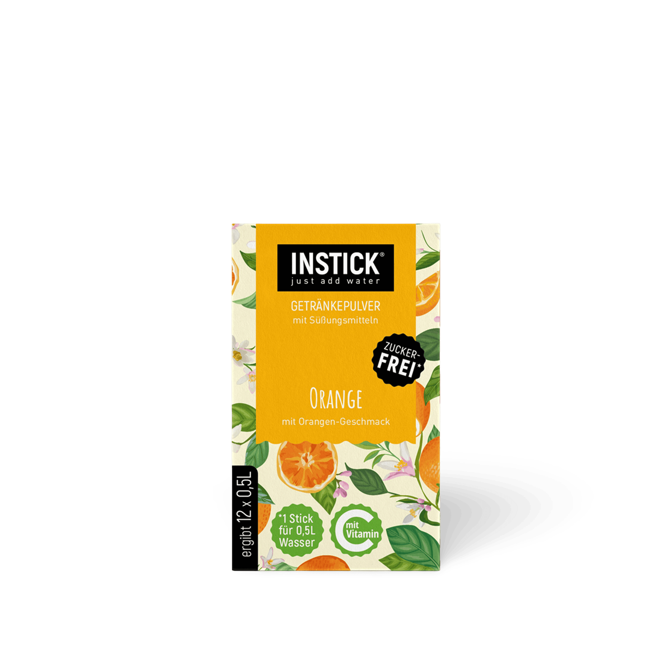 INSTICK Orange Getraenkepulver ohne Zucker