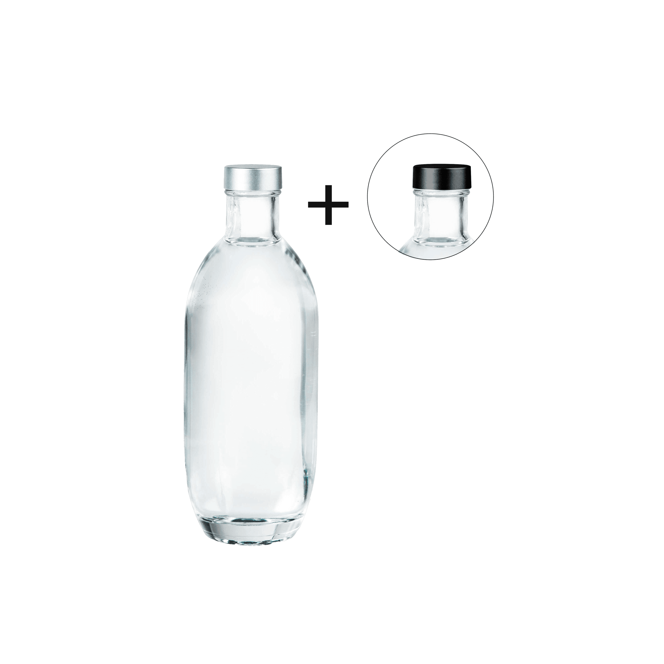 welltec Curve Wasserflaschen 700ml mit Deckeln