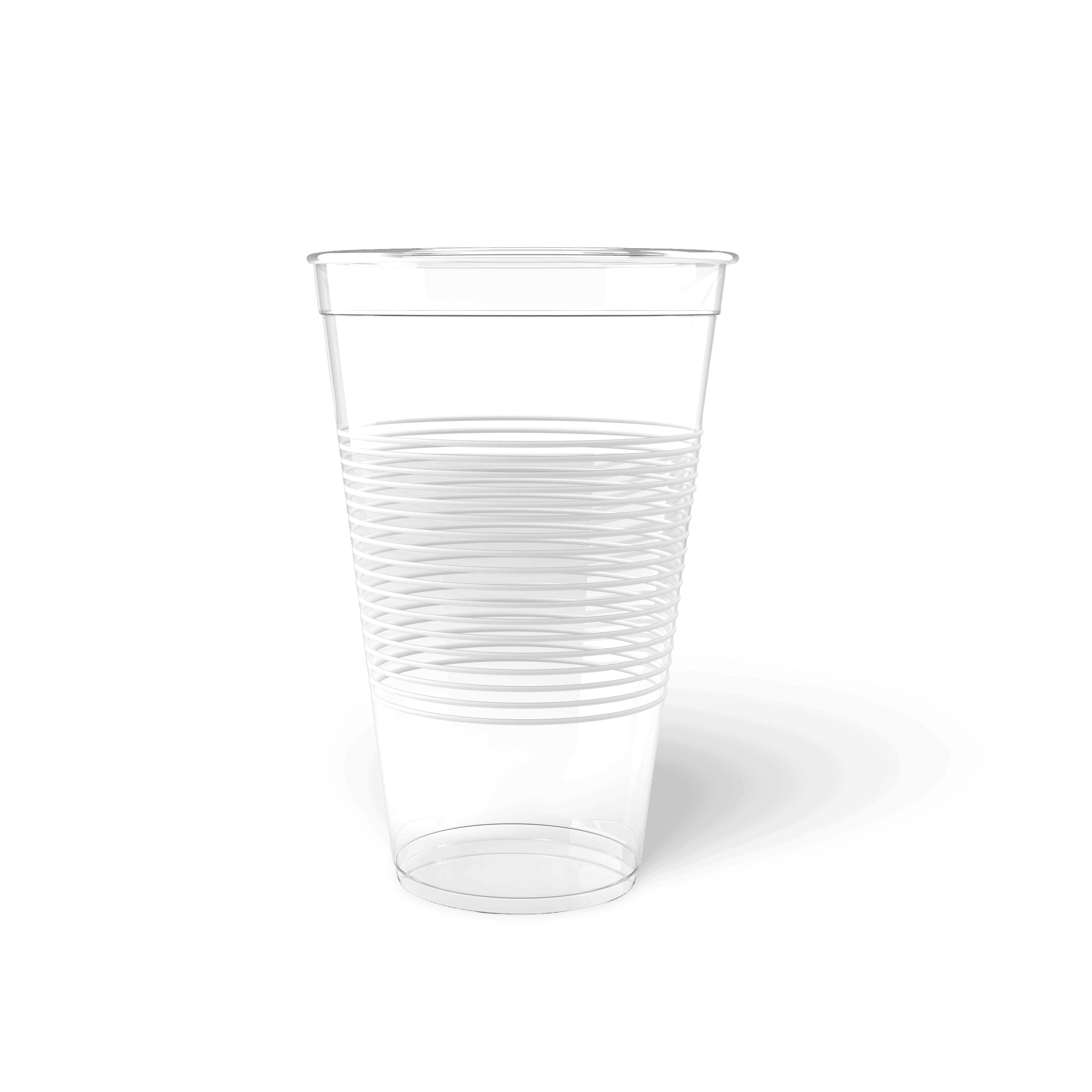 welltec Wasserbecher transparent 200 ml
