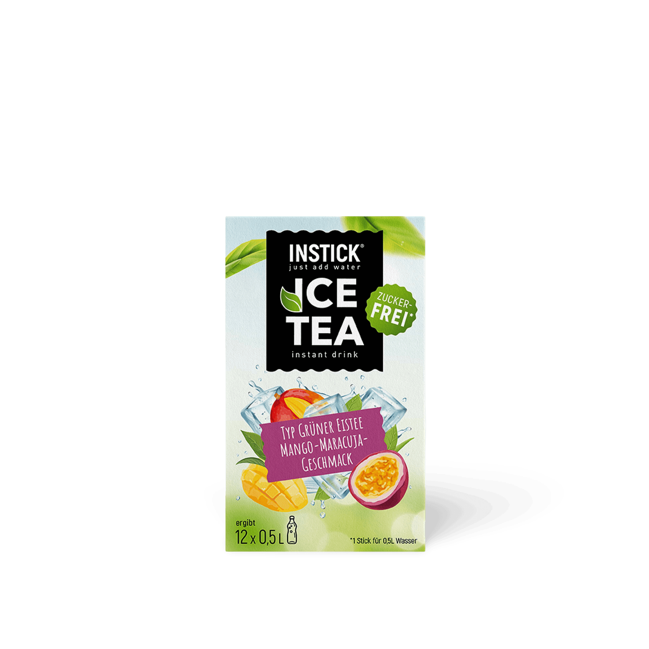 Instick Ice Tea mit grünem Tee, Mango und Maracuja, zuckerfrei