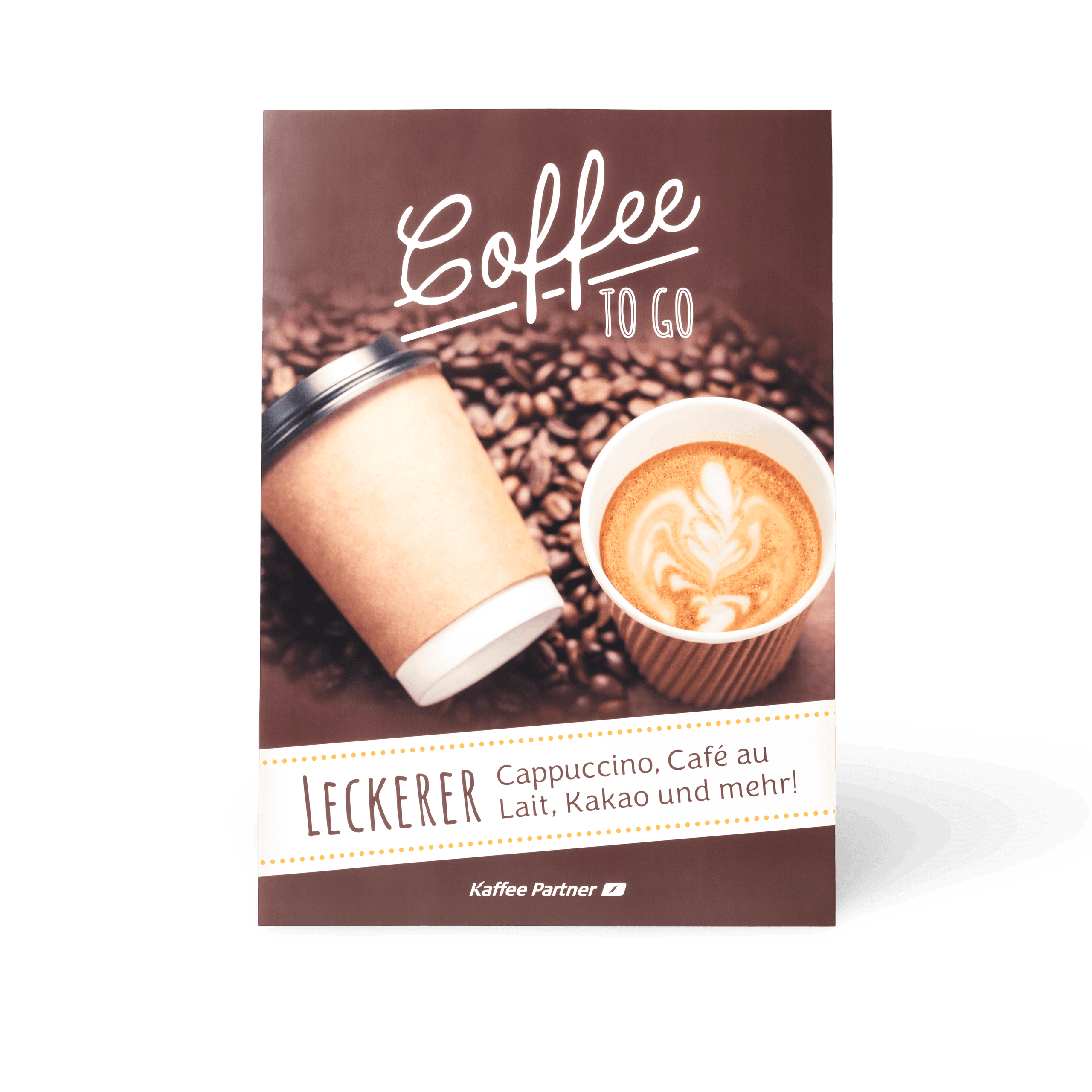 Kaffee Partner Poster DIN A2 Motiv To Go-Becher