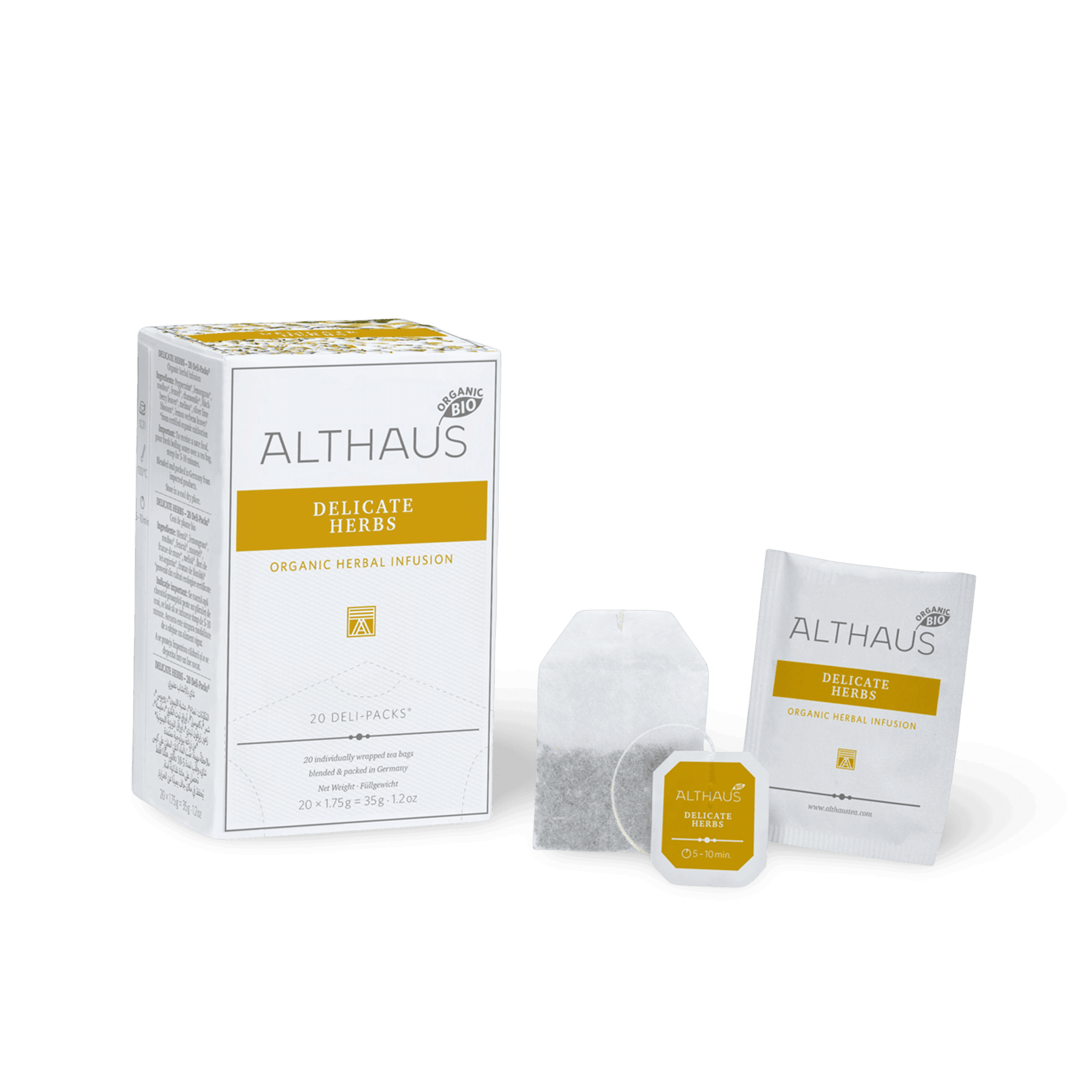 Althaus Delicate Herbs Tee mit Teebeutel