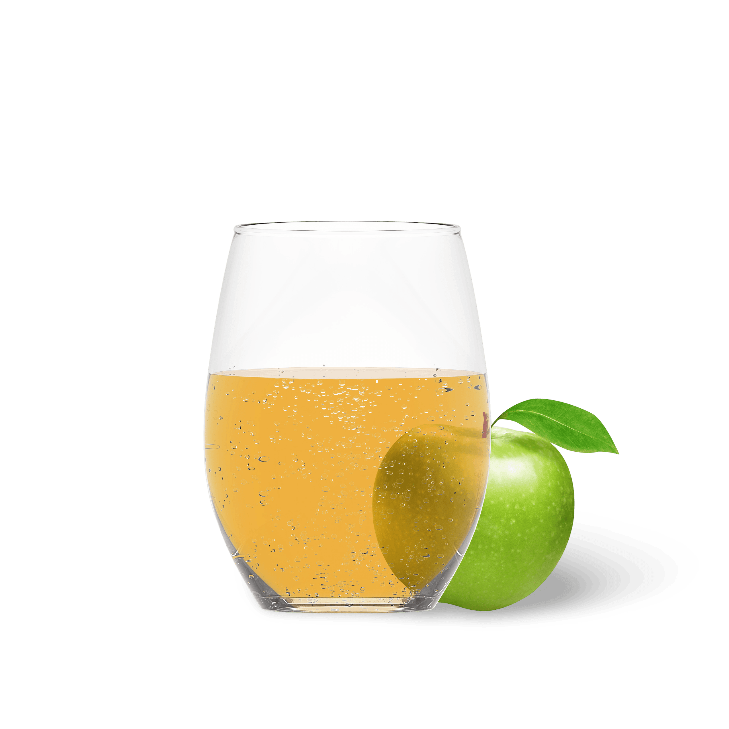 Welltec Apfel Getraenk im Glas