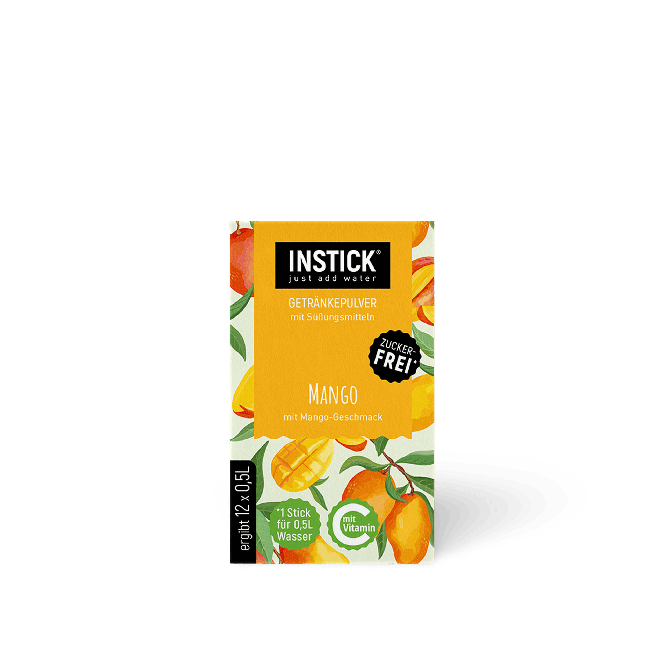 INSTICK Mango Getraenkepulver ohne Zucker