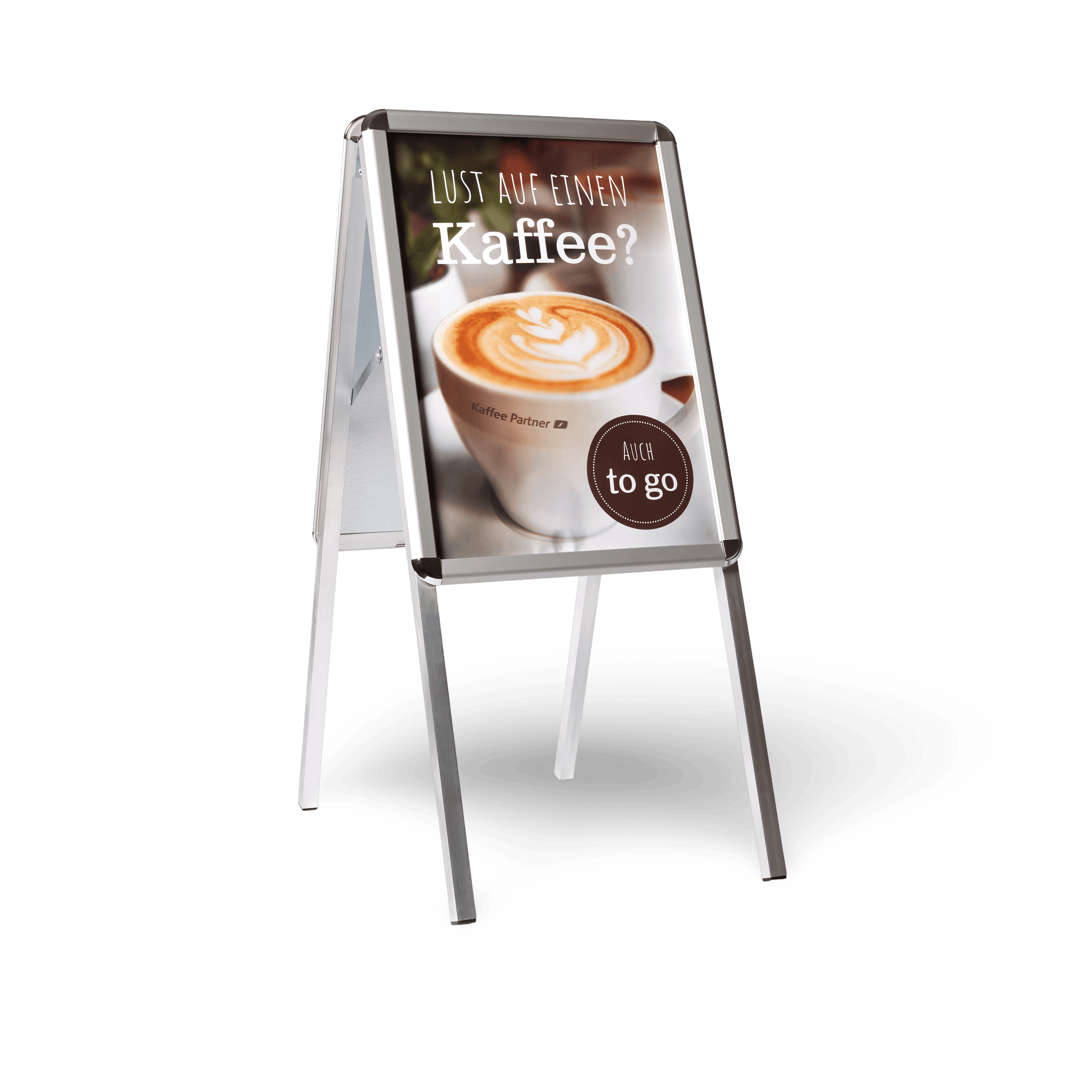 Kaffee Partner Kundenstopper DIN A2