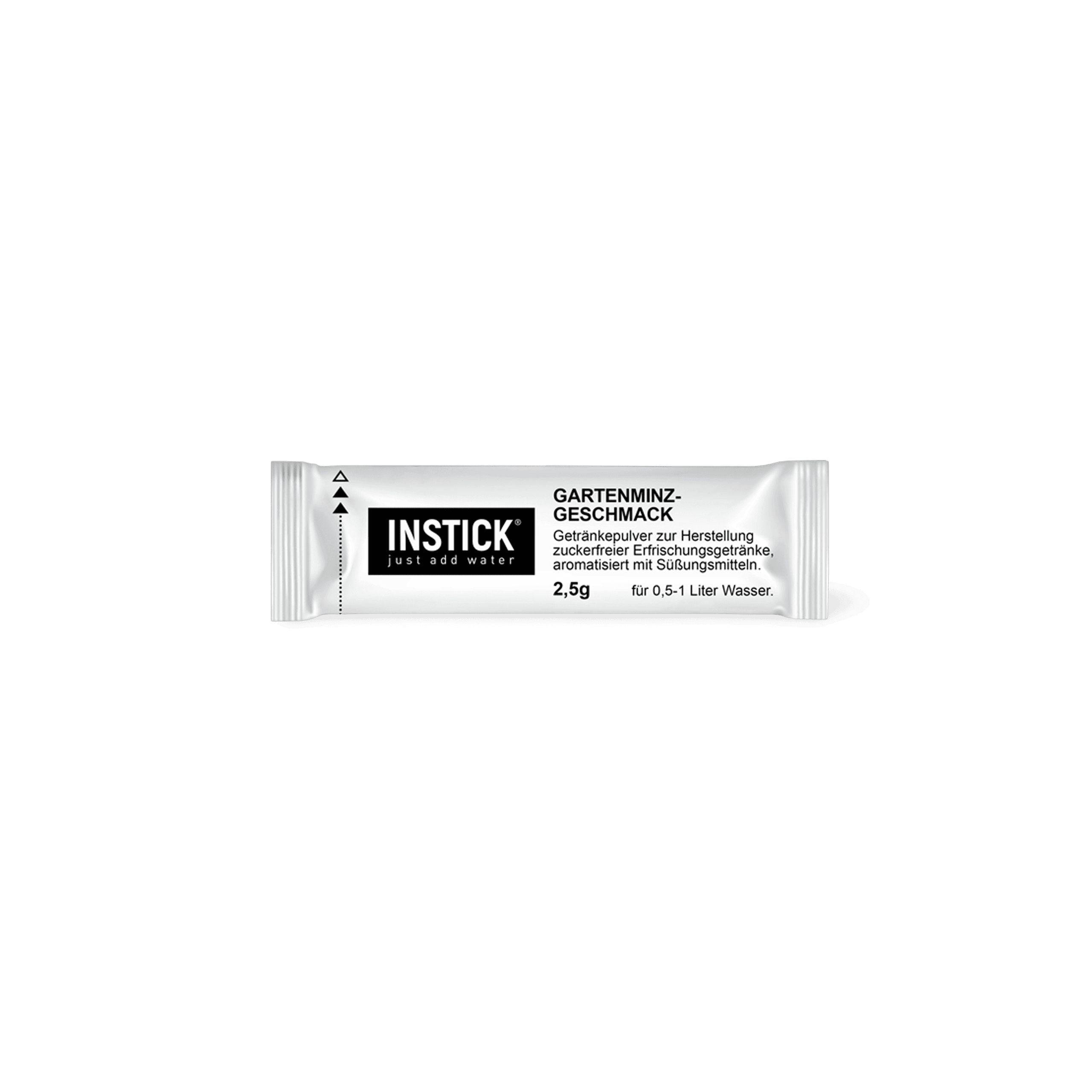 Instick Getränkepulver Gartenminzgeschmack im Stick für 0,5 bis 1 Liter Wasser