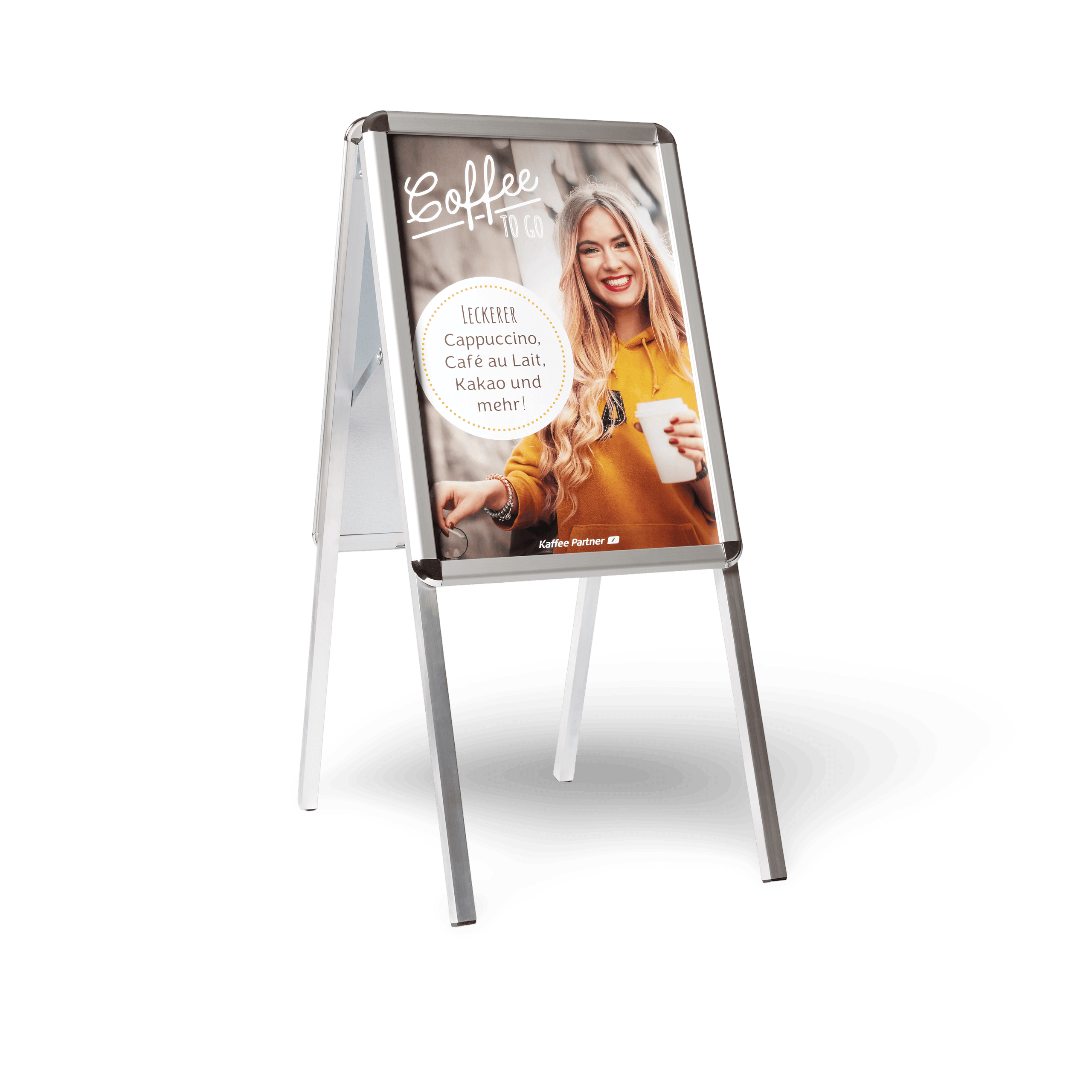 Kaffee Partner Kundenstopper DIN A2