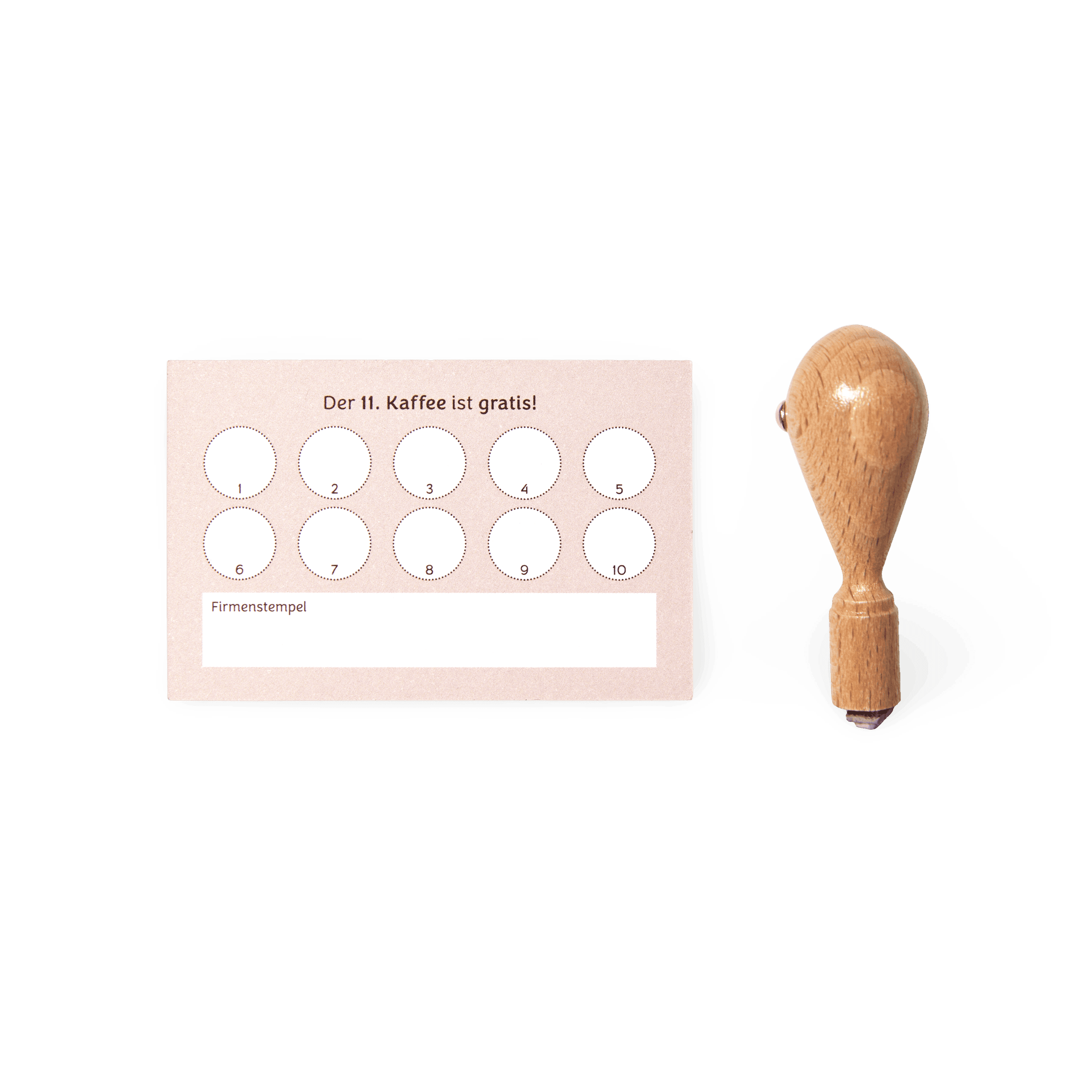 Kaffee Partner Coffee Card Stempel und Stempelkarte