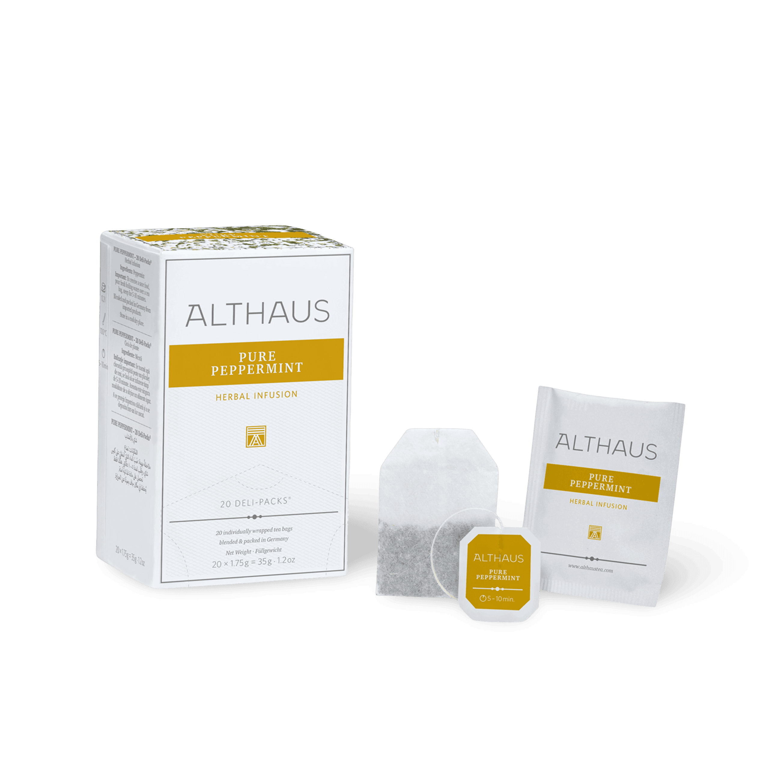Althaus Pure Peppermint Tee mit Teebeutel