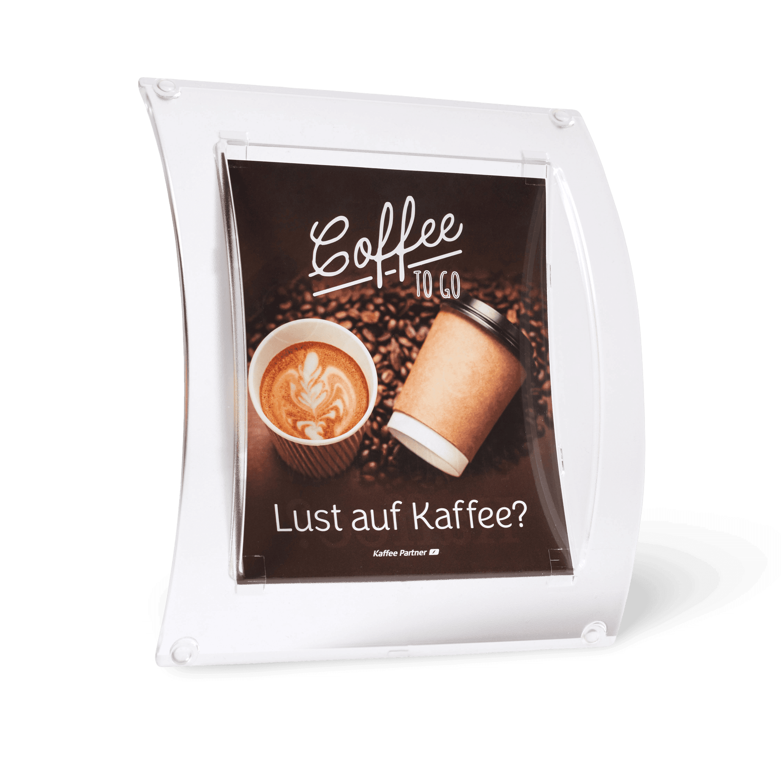 Kaffee Partner Zahlteller mit Vorderseite