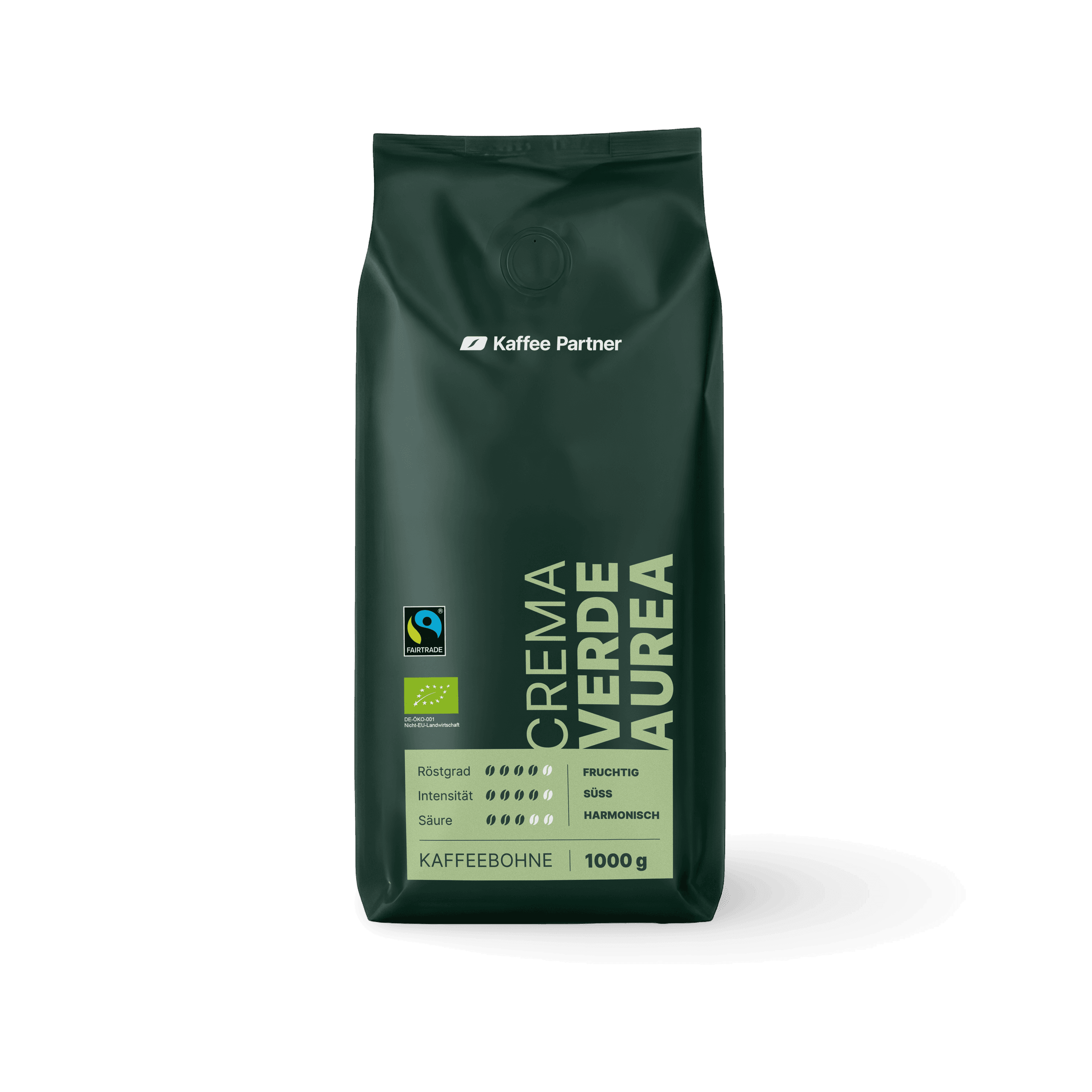 Kaffeebohne Crema Verde Aura von Kaffee Partner