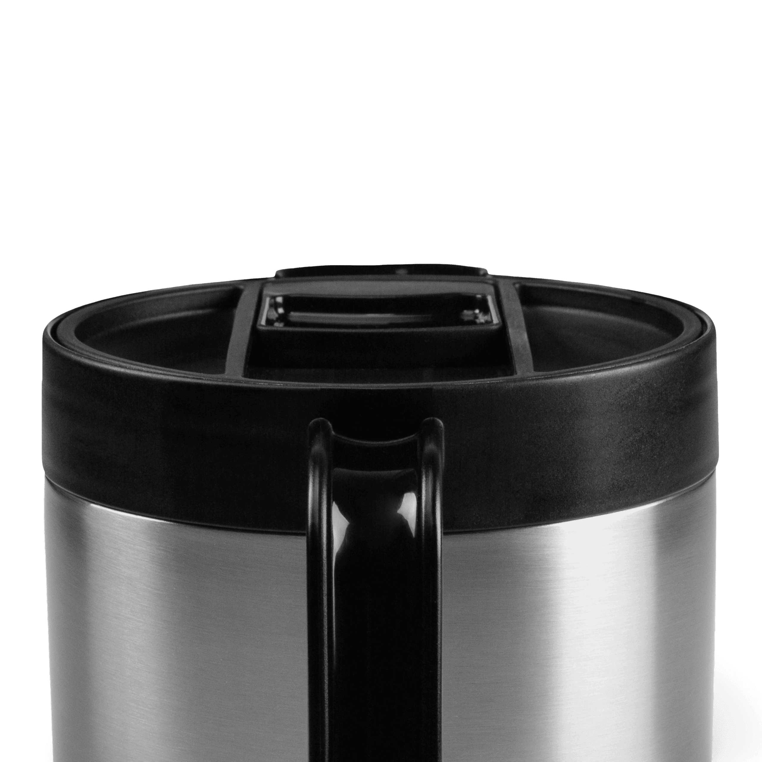 Kaffee Partner Isolierkanne Compact aus Edelstahl mit Henkel