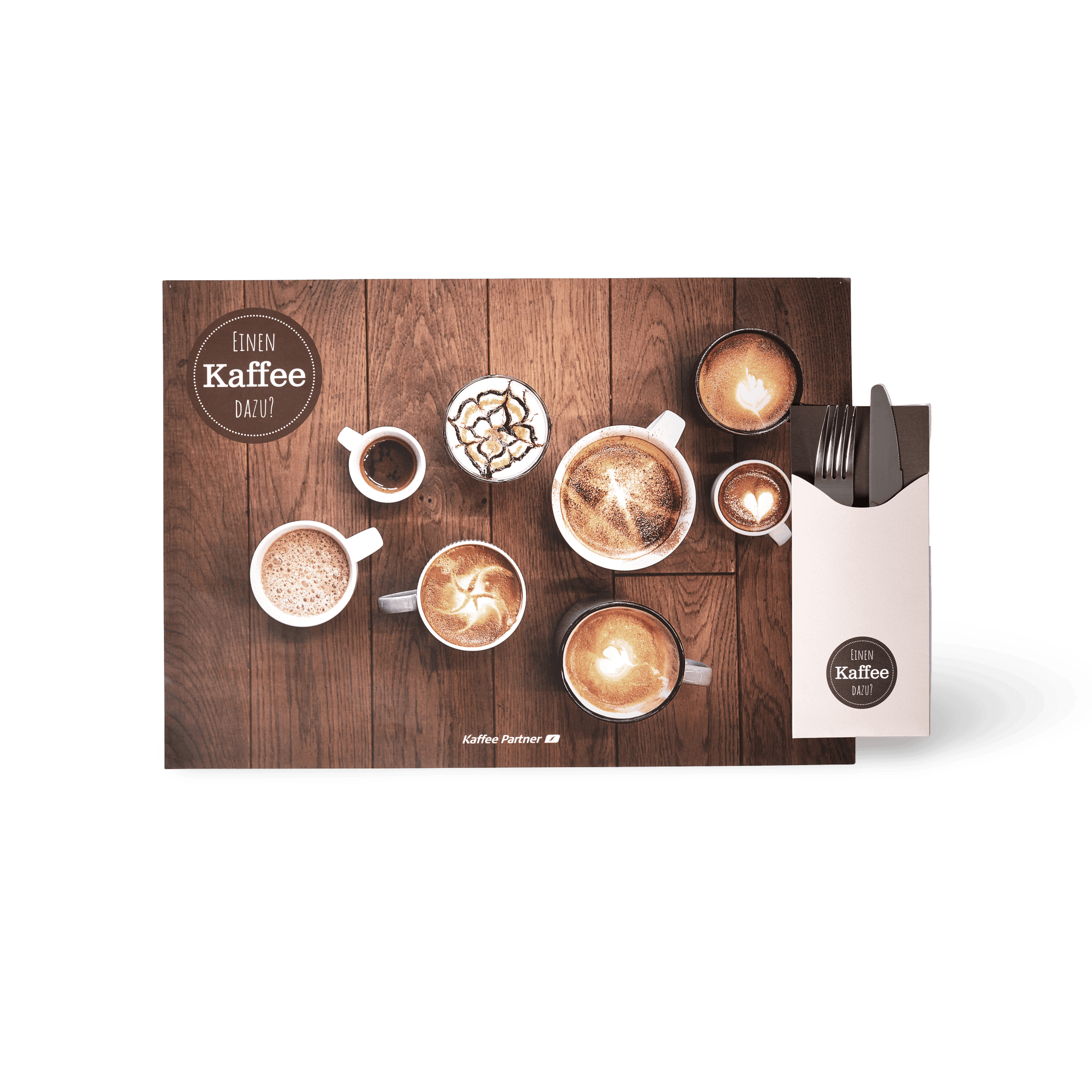Kaffee Partner Bestecktaschen mit Tischtset