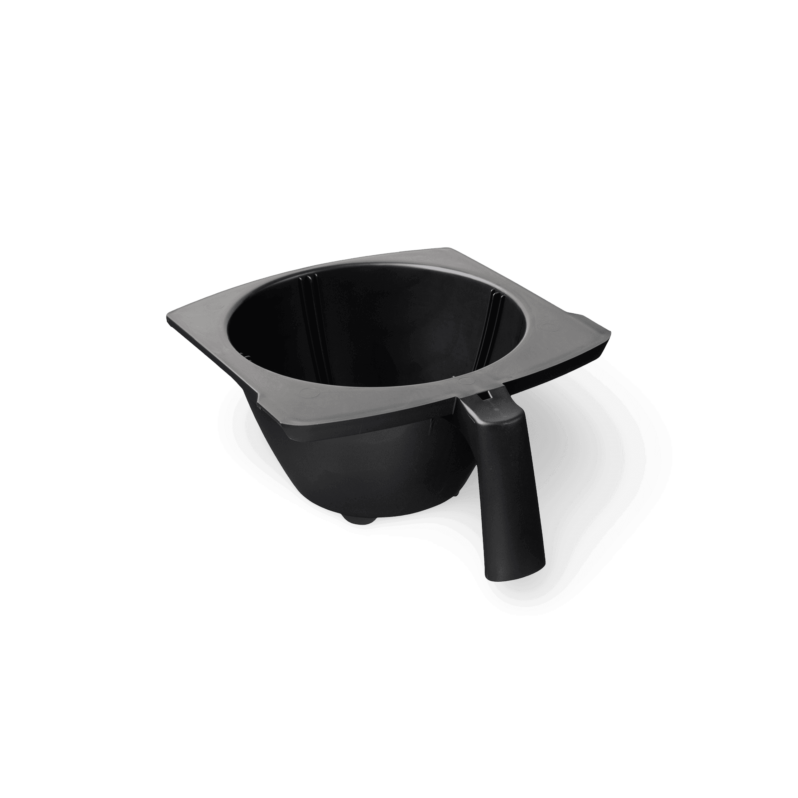 Schwarzer Kaffeemaschinen Filterhalter