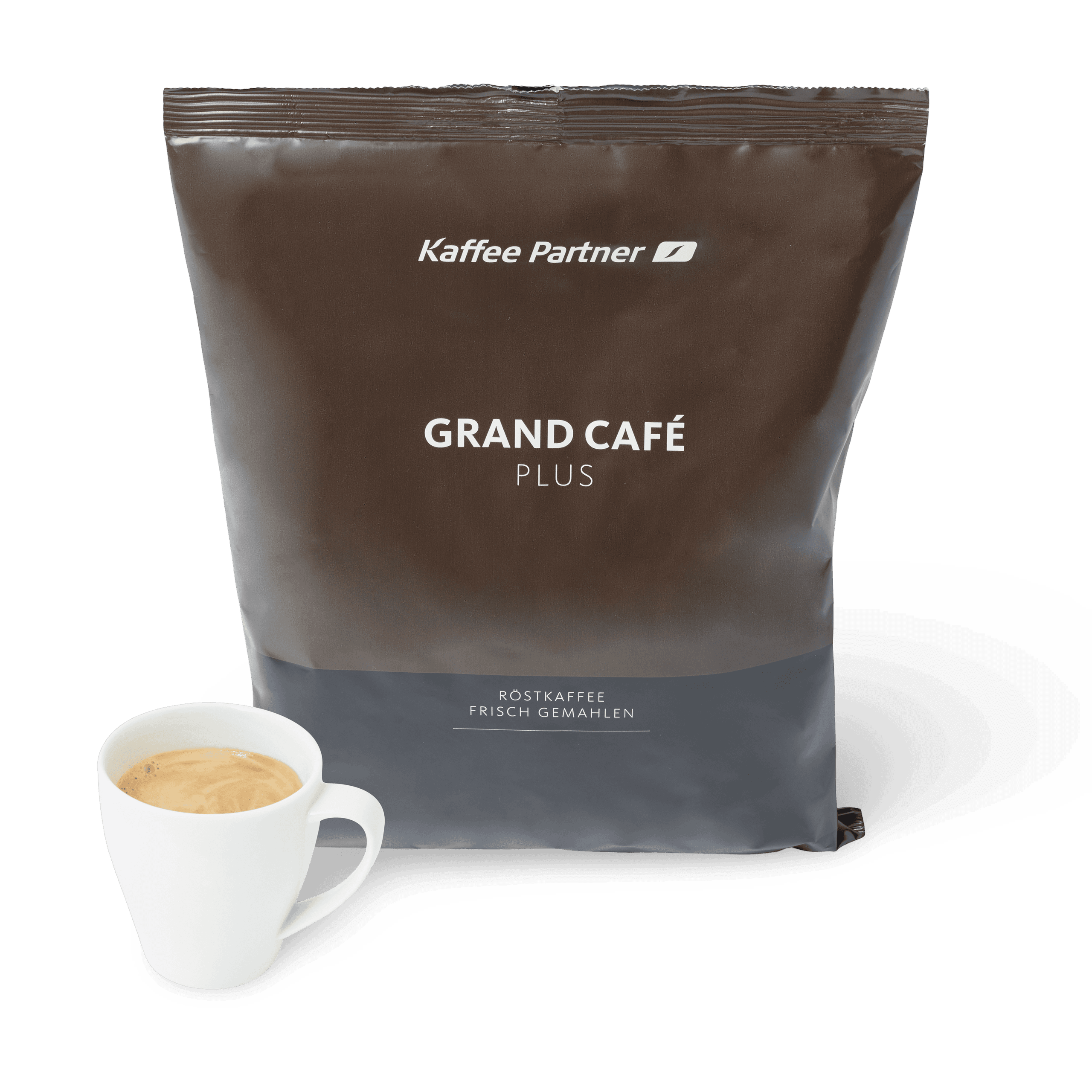 Grand Café Plus Filterkaffee mit Kaffeetasse