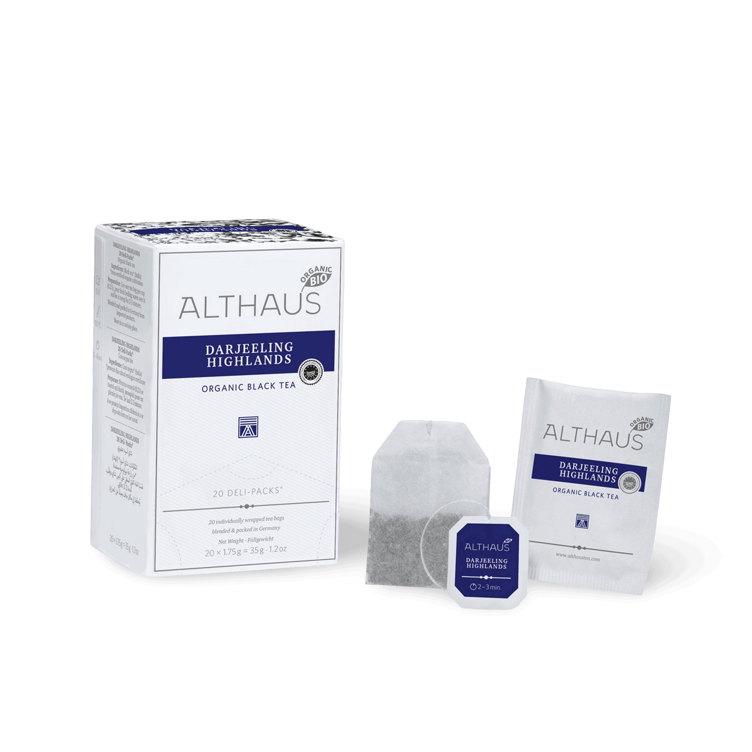 Althaus Darjeeling Tee mit Teebeutel
