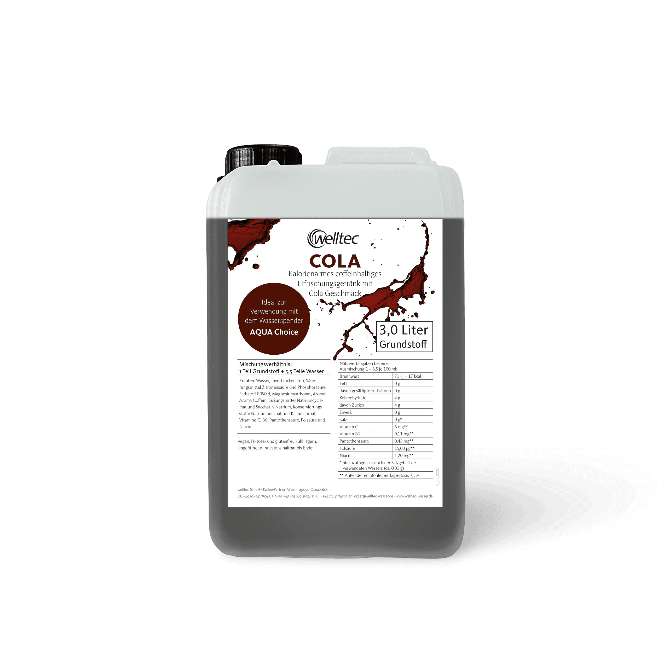 Cola Erfrischungsgetraenk 3 Liter