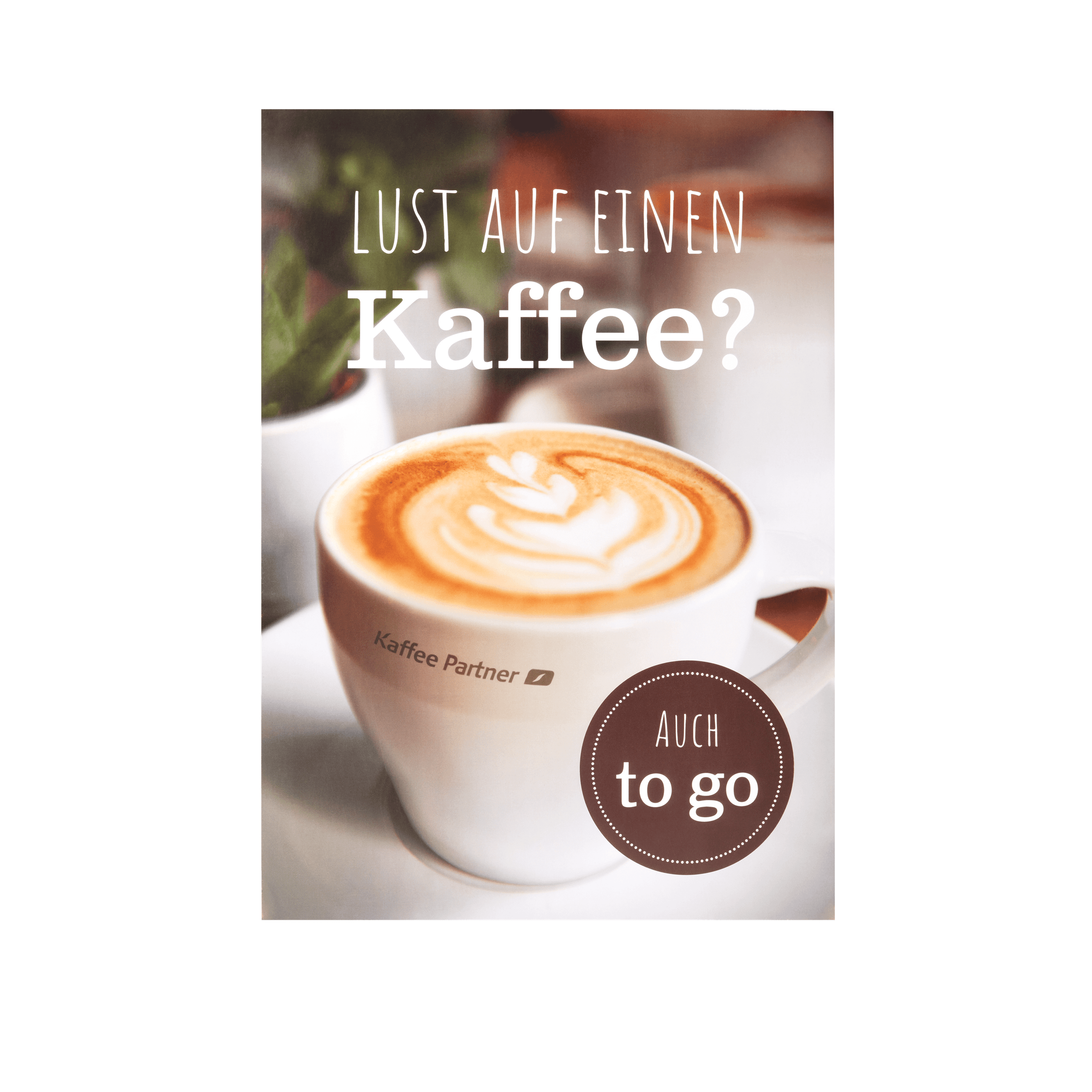 Kaffee Partner Poster DIN A2 Motiv Tasse