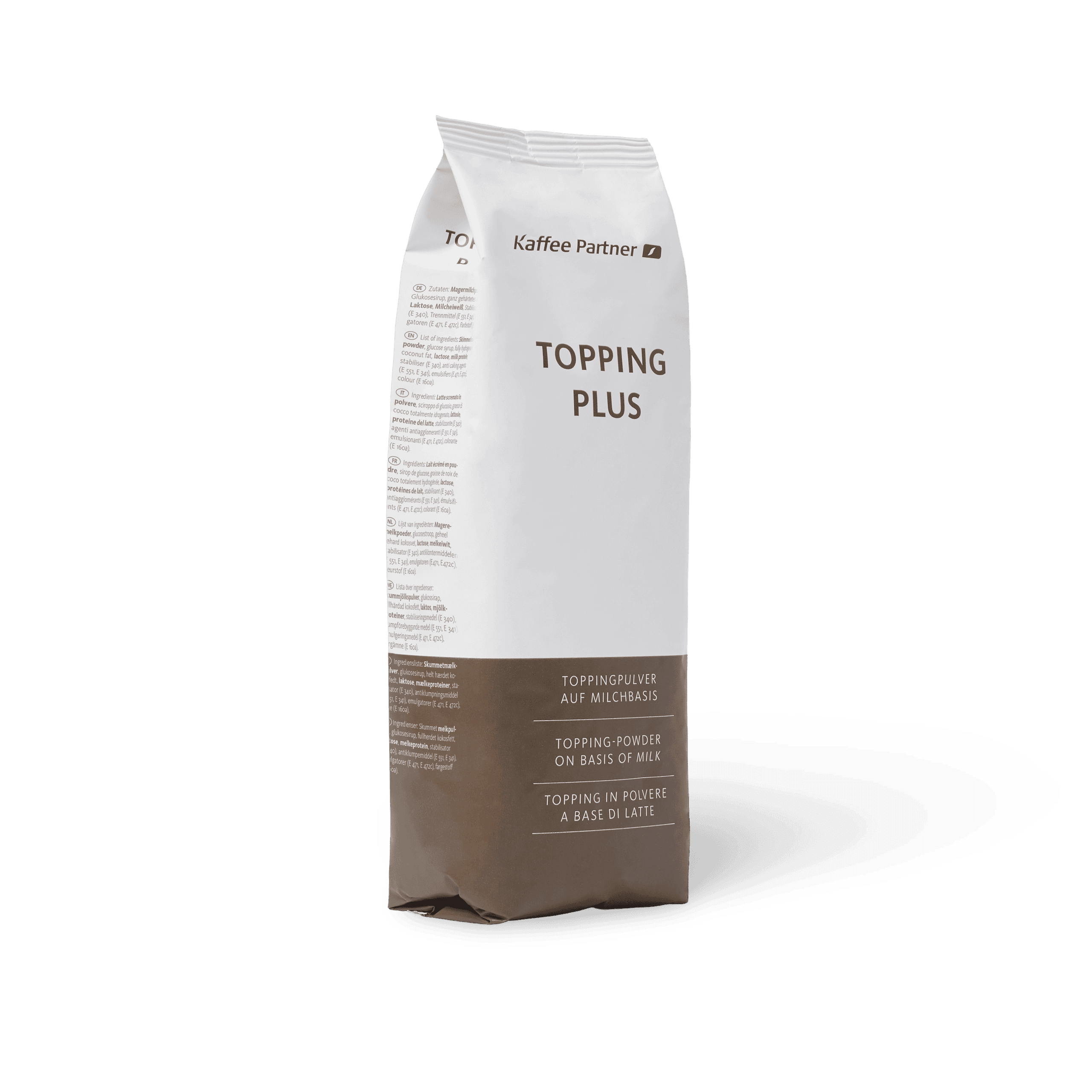 Topping Plus Milchpulver Verpackung