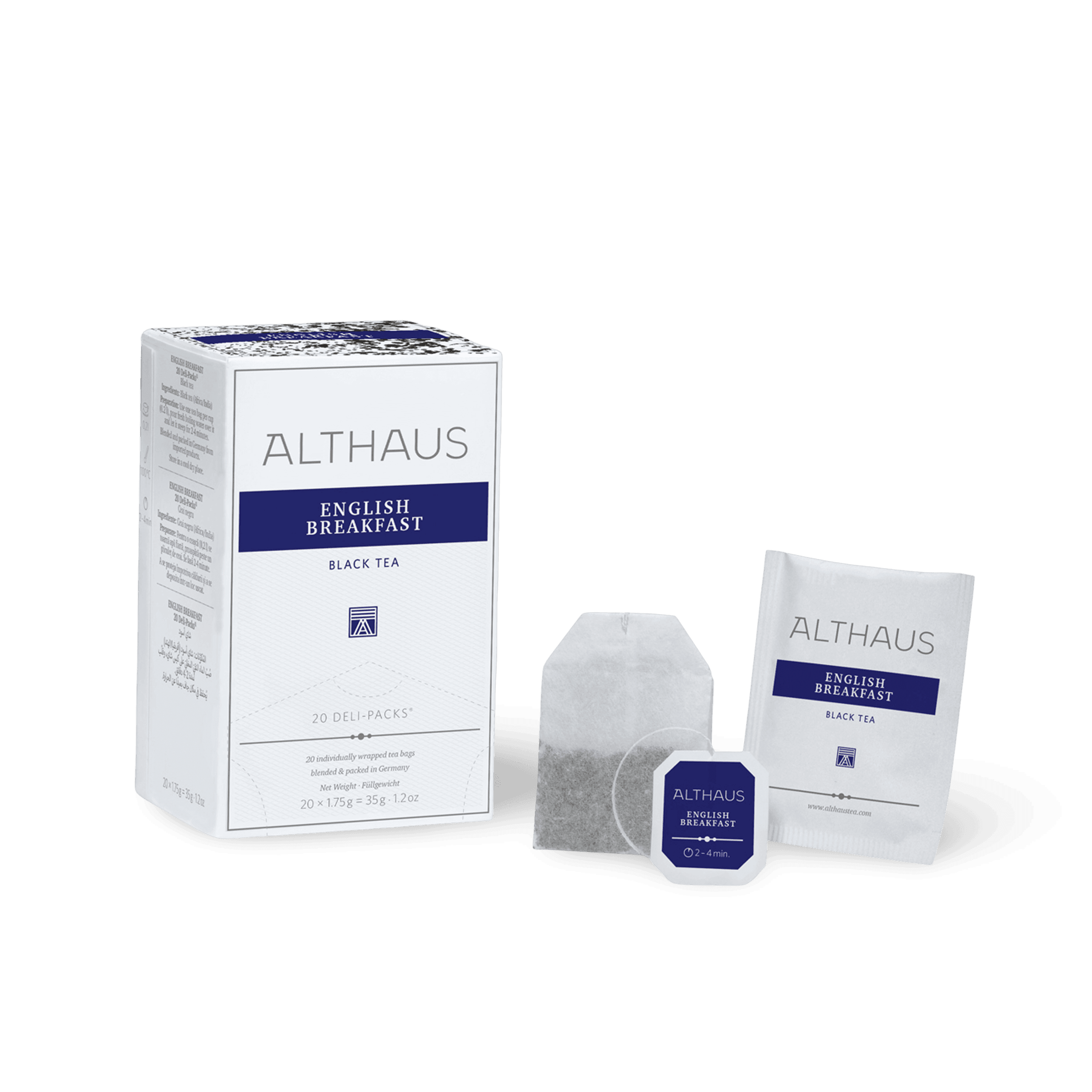Althaus English Breakfast Tee mit Teebeutel