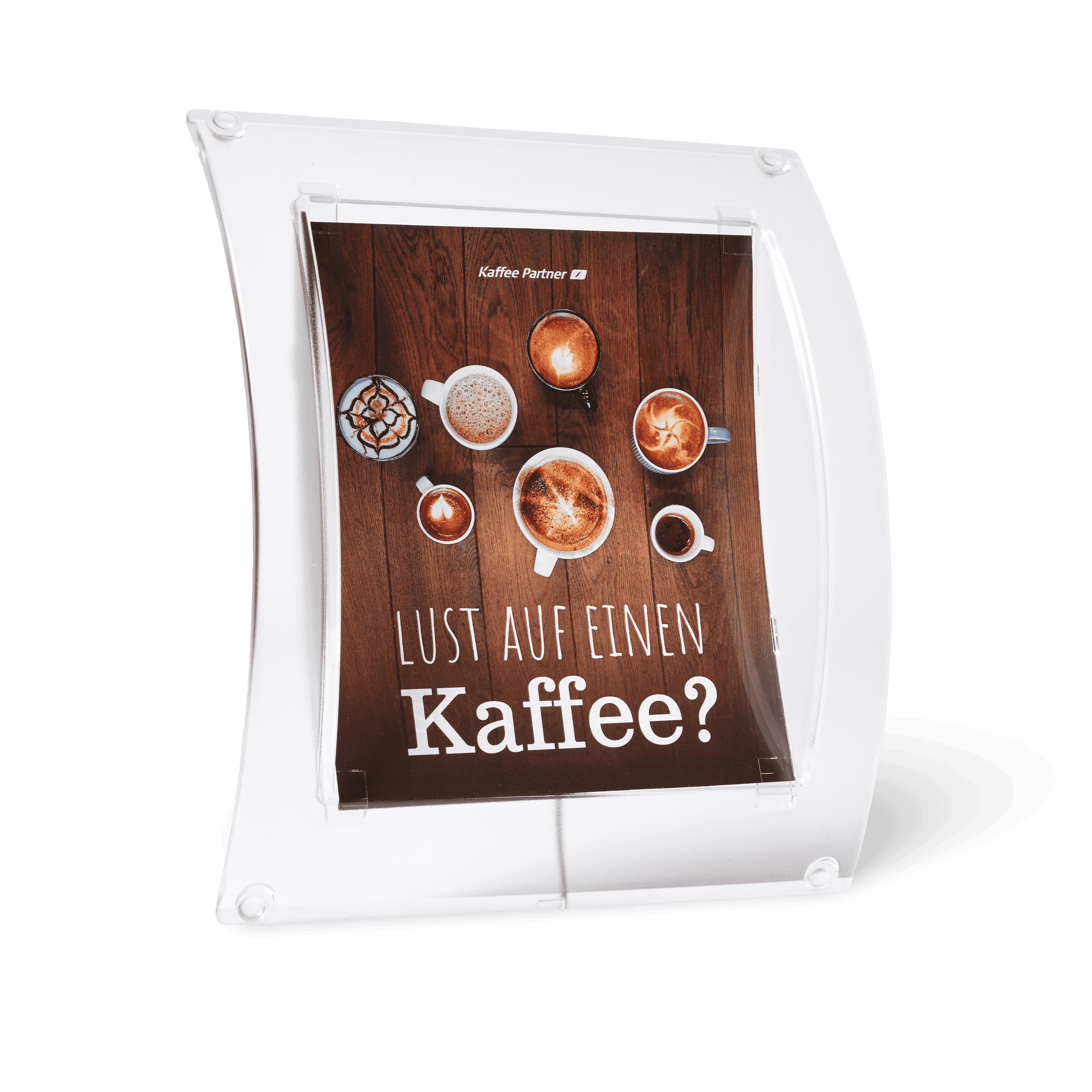 Kaffee Partner Zahlteller mit Vorderseite
