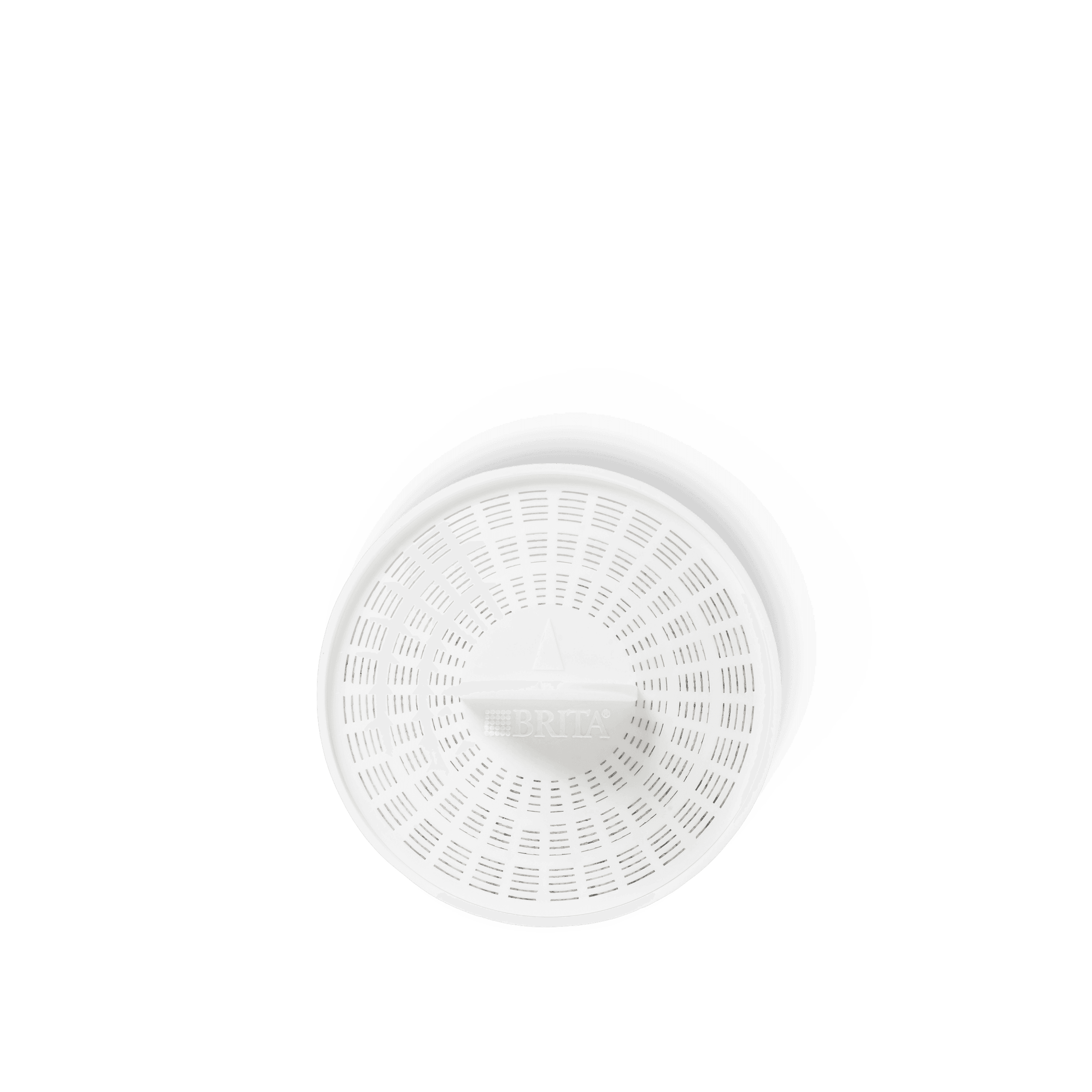 Weißer Wasserfilter aus Kunststoff