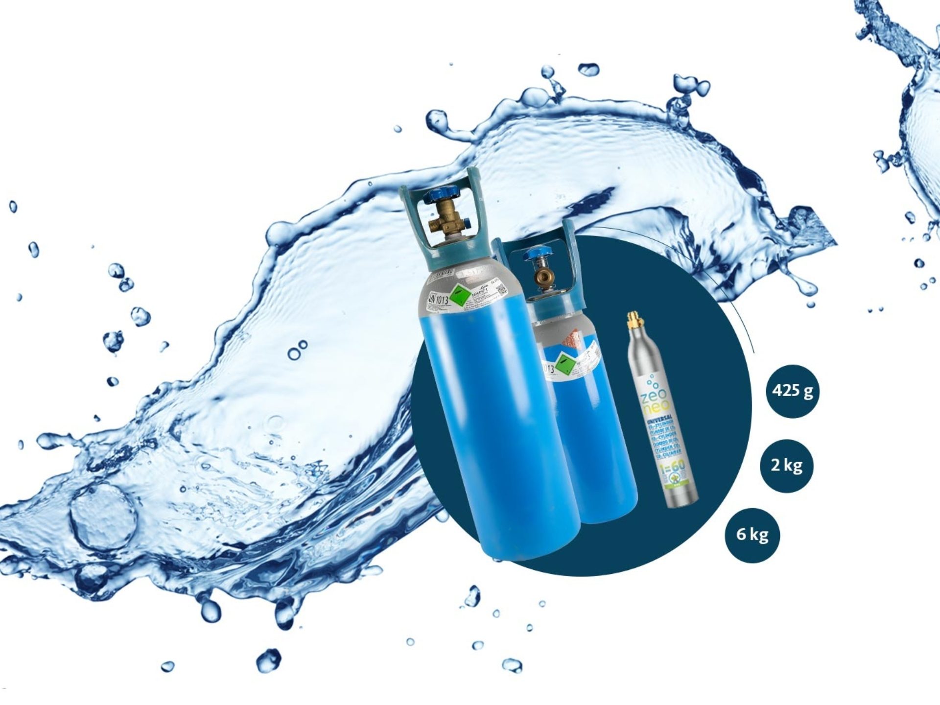 Kohlensäure für Wasserspender